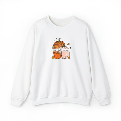 Pumpkin, favorite season, fall sweatshirt