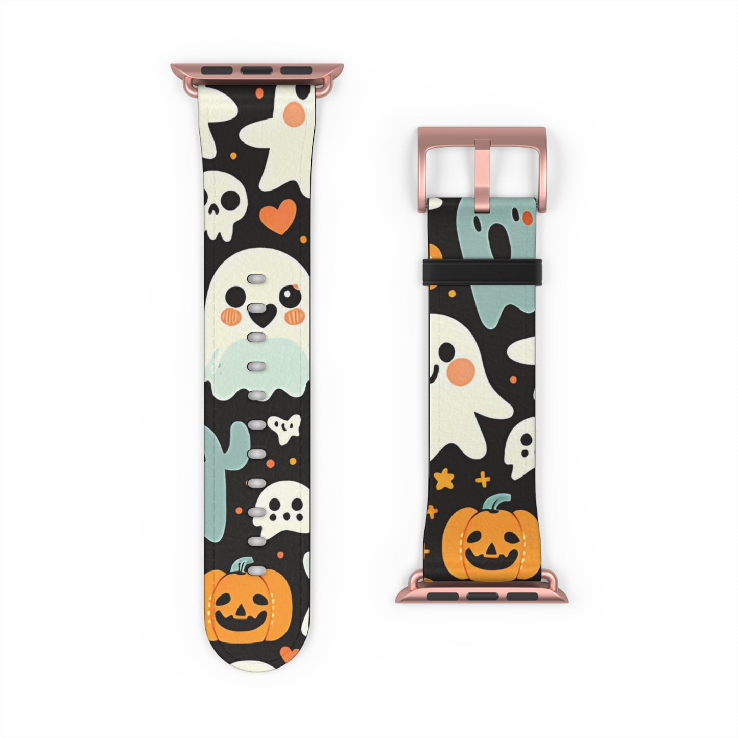 Halloween Faux Leather Apple Watch Band