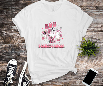 boo breast cancer, halloween shirt, breast cancer awareness