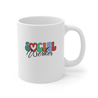 Social Worker mug, Gift For Social Worker, Ceramic Mug