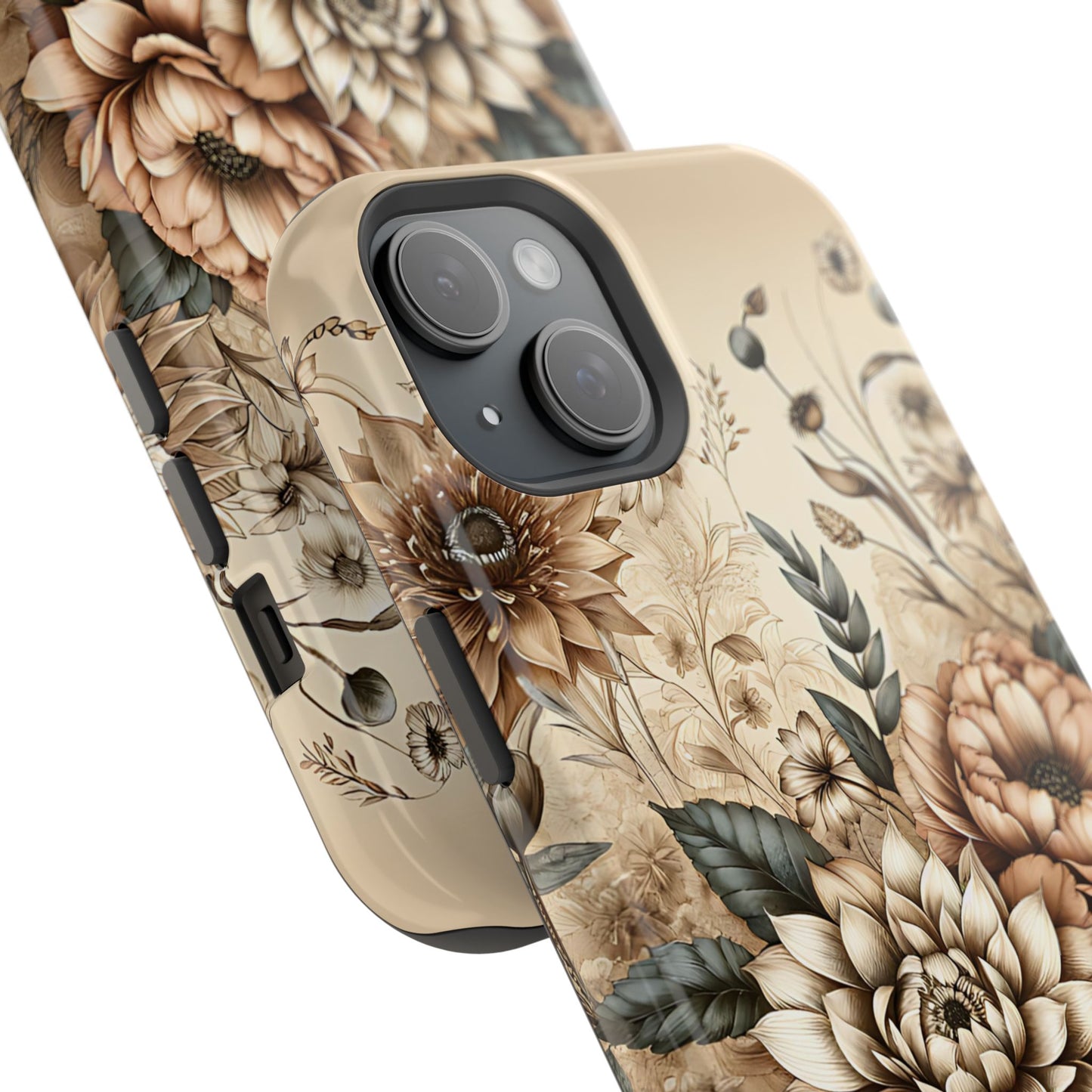 Boho flowers MagSafe Tough Iphone Case