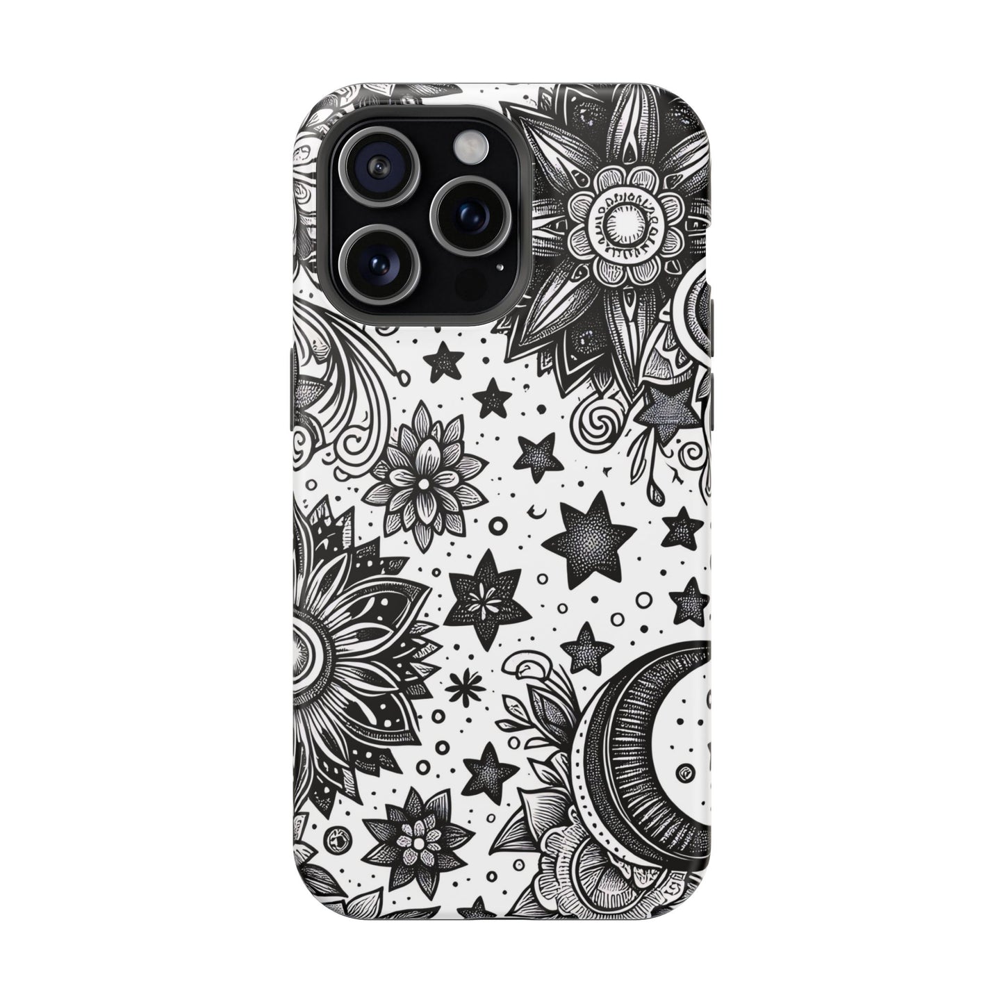 Celestial flowers MagSafe Tough Iphone Case