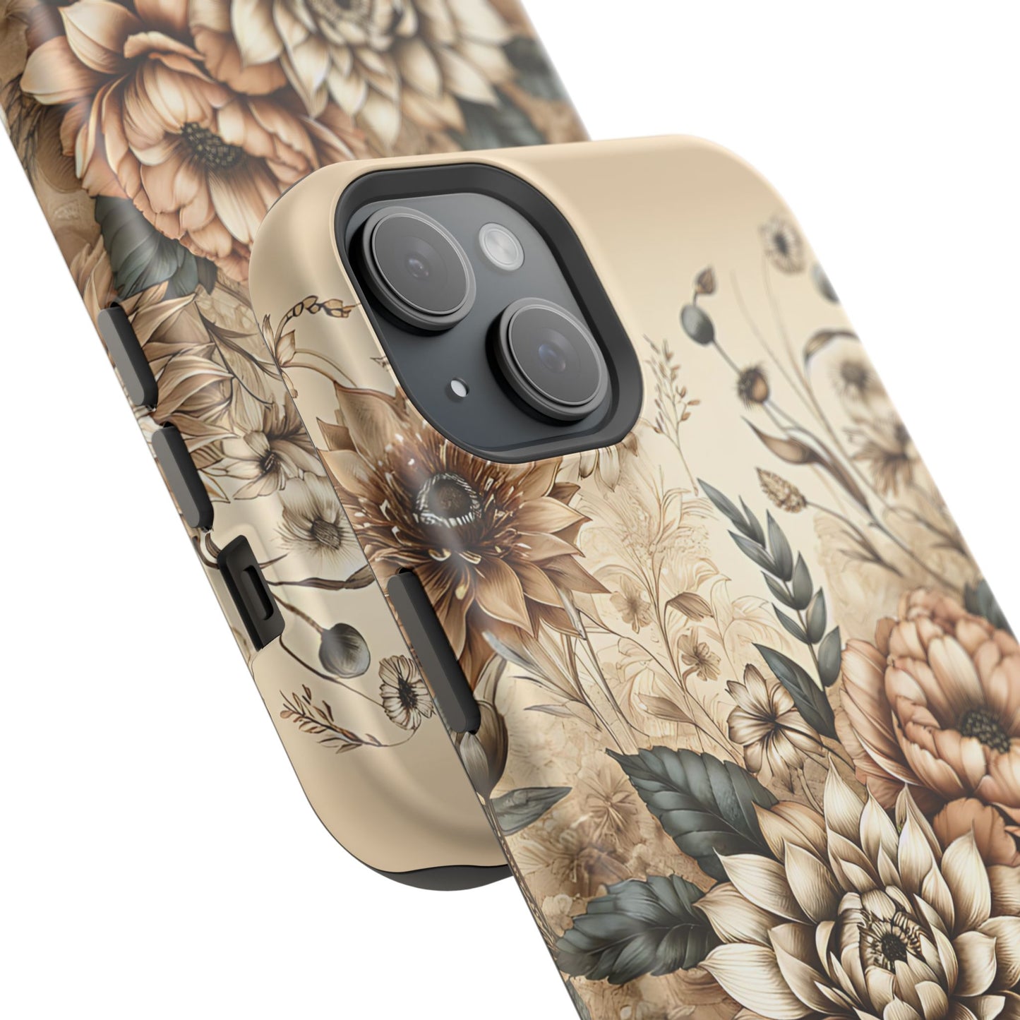 Boho flowers MagSafe Tough Iphone Case