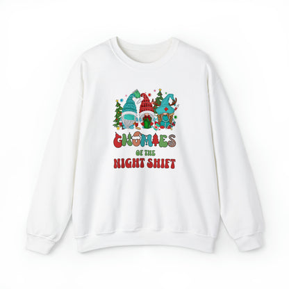 Gnomies of the night shift, Christmas nurse Sweatshirt