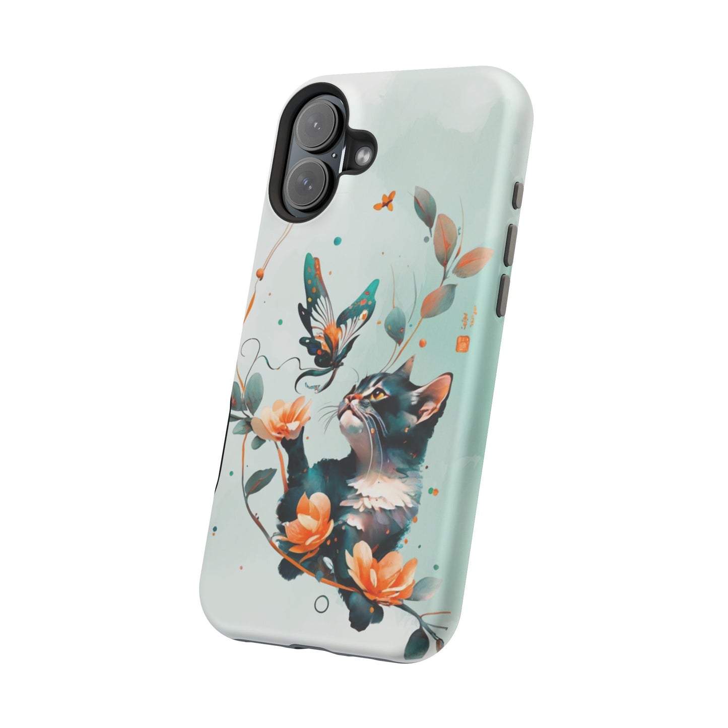 Kitten phone case, MagSafe Tough Iphone Cases