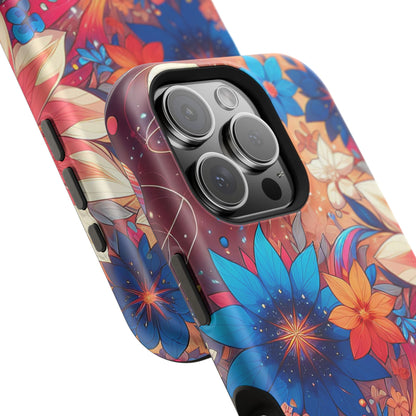 Celestial flowers MagSafe Tough Iphone Case