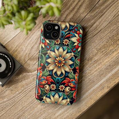 Celestial flowers MagSafe Tough Iphone Case