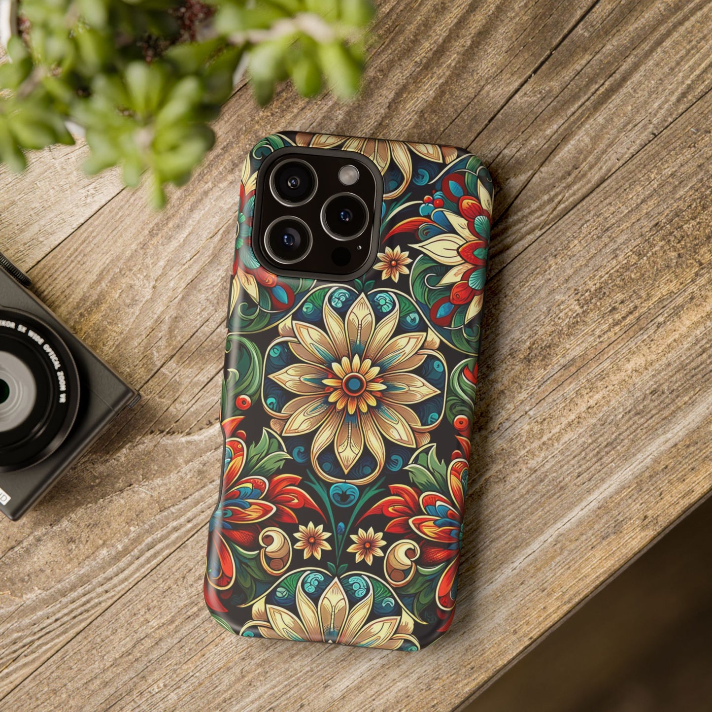 Celestial flowers MagSafe Tough Iphone Case