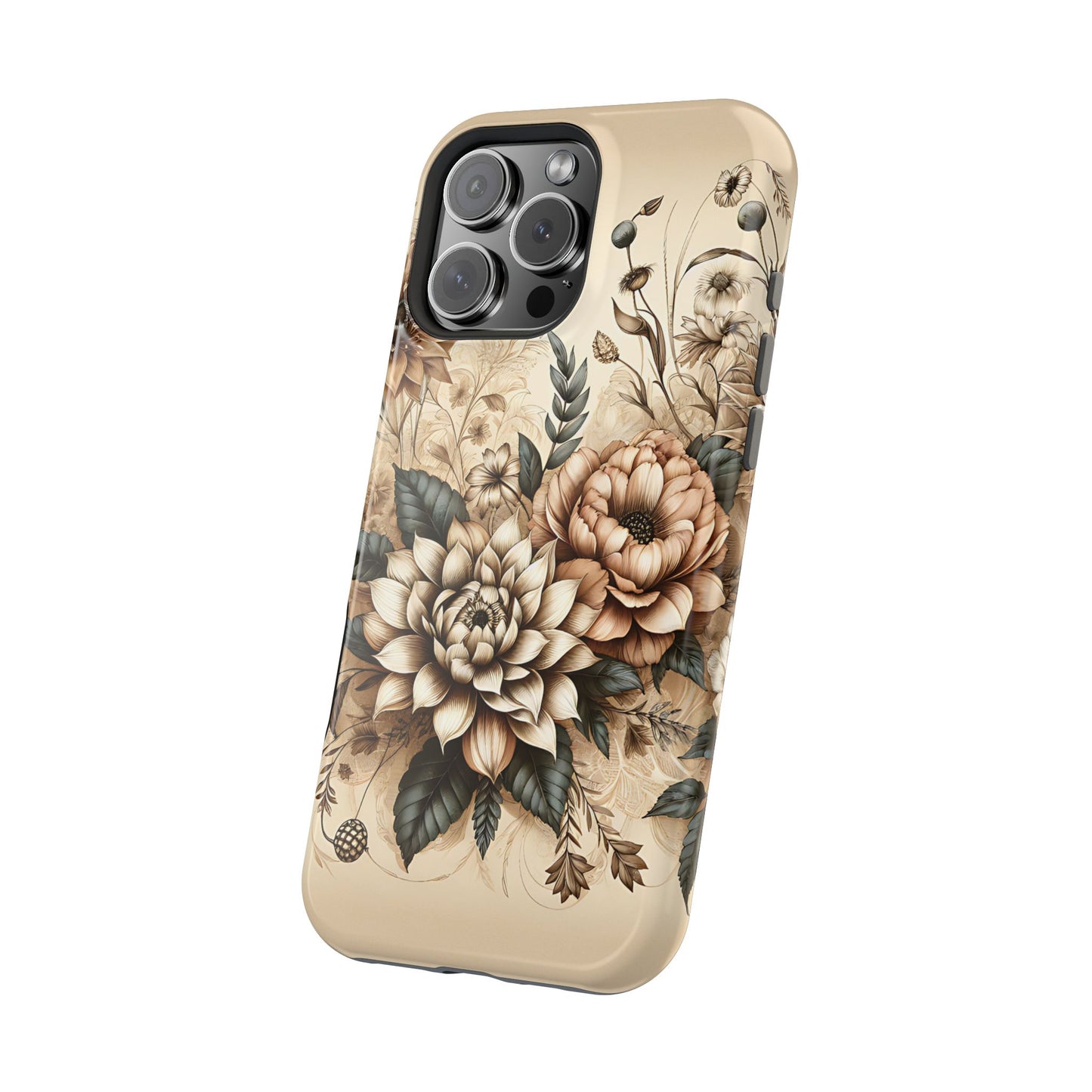 Boho flowers MagSafe Tough Iphone Case