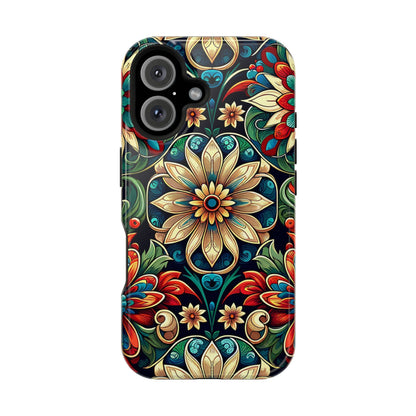 Celestial flowers MagSafe Tough Iphone Case