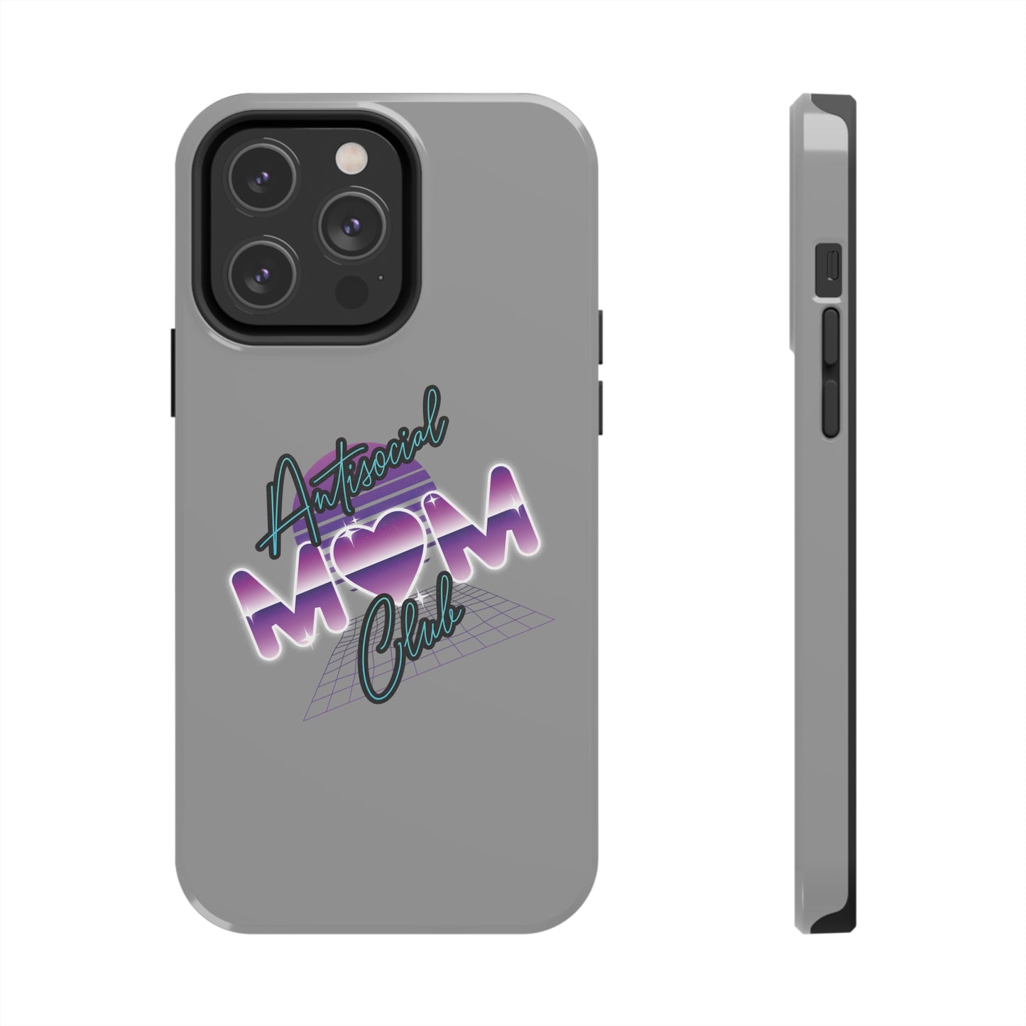 antisocial mom club phone case