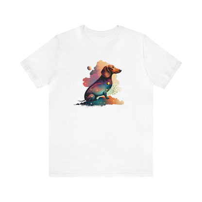 Wiener shirt, colorful Dachshund shirt, psychedelic shirt