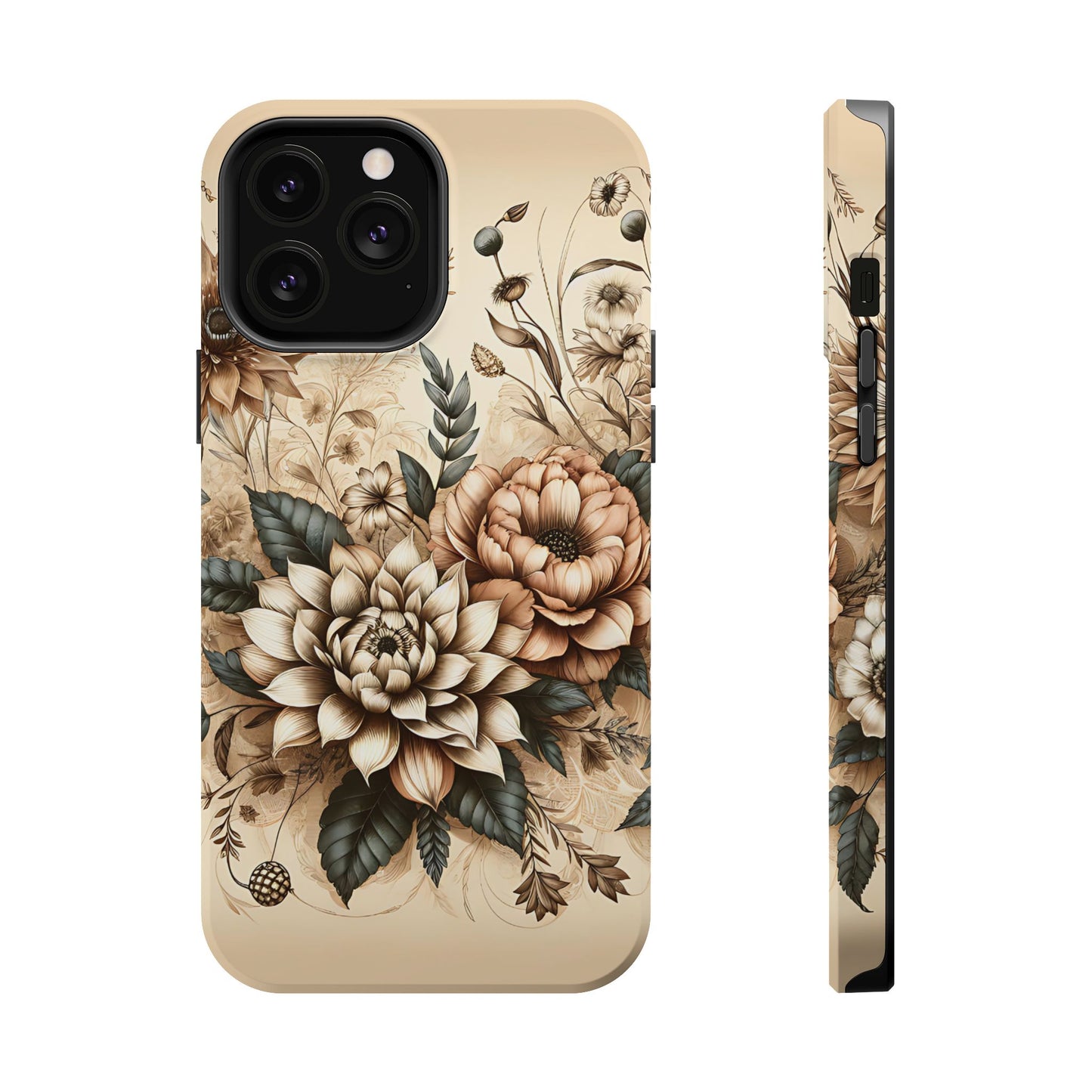 Boho flowers MagSafe Tough Iphone Case