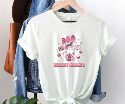 boo breast cancer, halloween shirt, breast cancer awareness