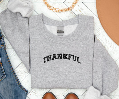 Thankful, Thankful sweatshirt, thanksgiving sweatshirt