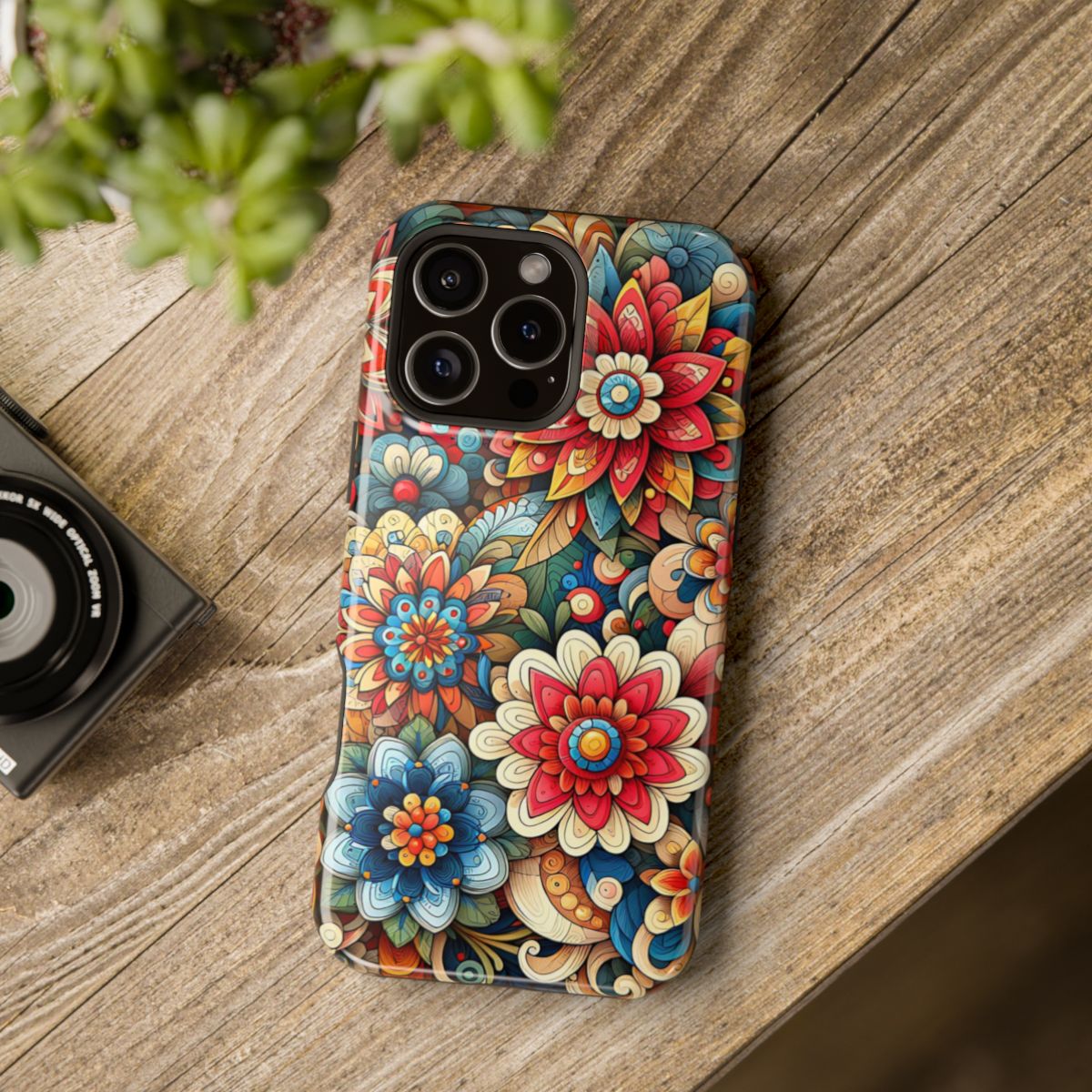 Flowers MagSafe Tough Iphone Case