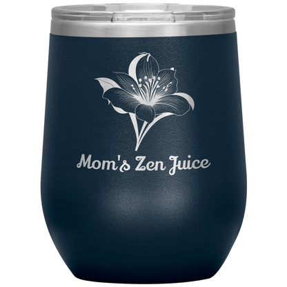 Mom's Zen Juice, Insulated Wine Tumbler