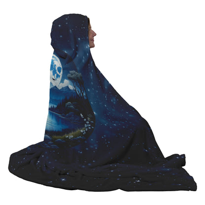 Serene hooded blanket