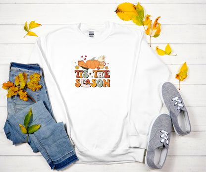 Tis the season, thanksgiving shirt, fall sweatshirt