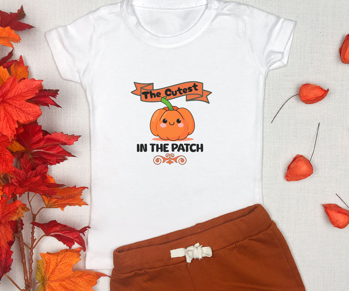 Cutest pumpkin in the patch, fall shirt for toddler