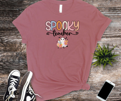 Spooky teacher shirt, Halloween teacher Shirt