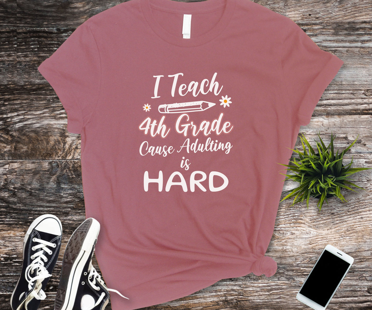 Funny 4th grade teacher shirt for back to school teacher appreciation gift