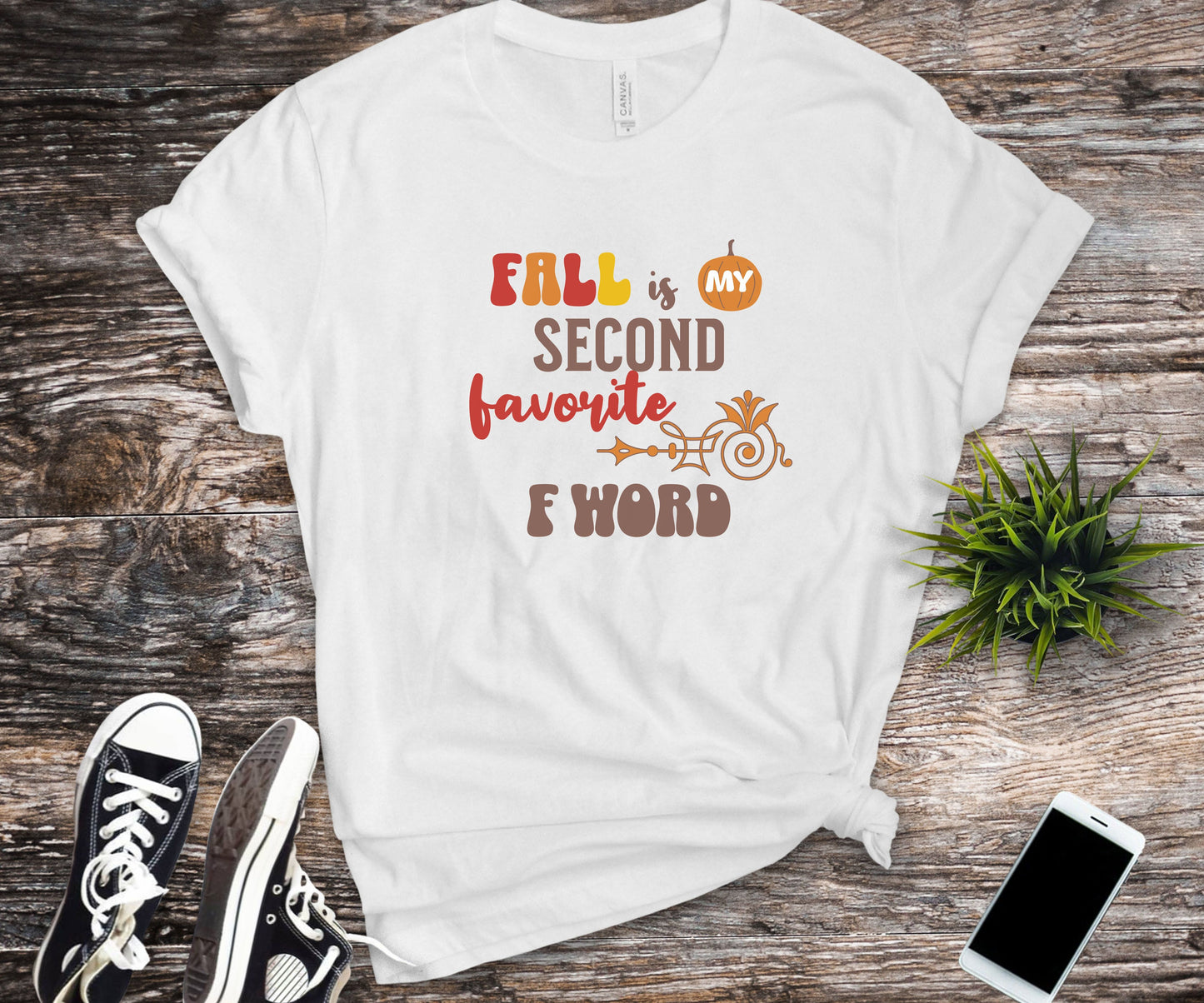 Fall is my second favorite F word, funny fall shirt