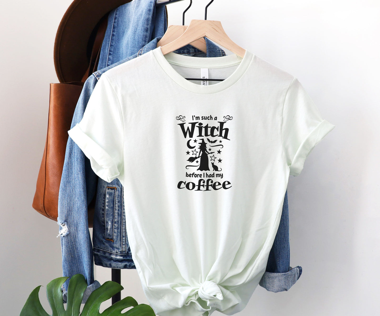 I'm such a witch before i had my coffee, funny Halloween shirt