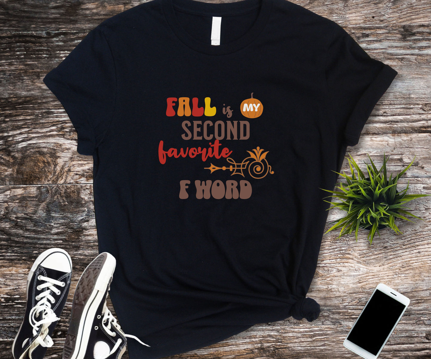 Fall is my second favorite F word, funny fall shirt