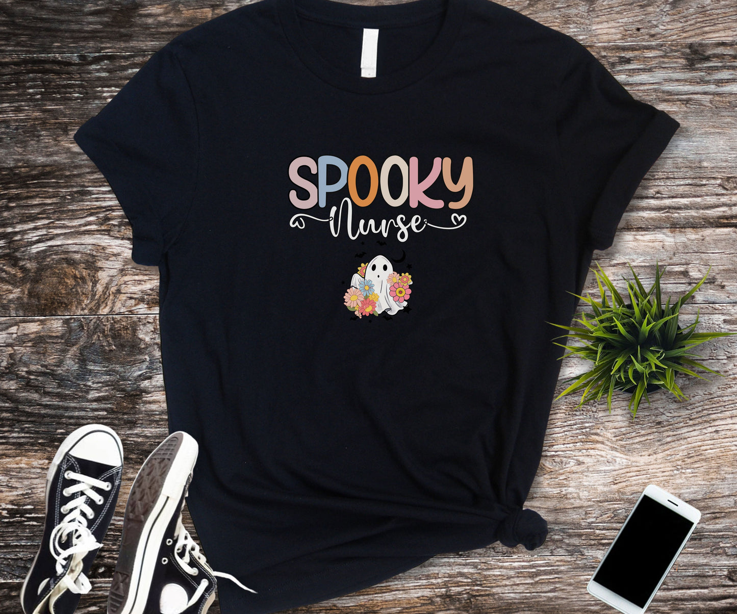 Spooky nurse, Halloween Nurse Shirt, Nurse Halloween Shirt