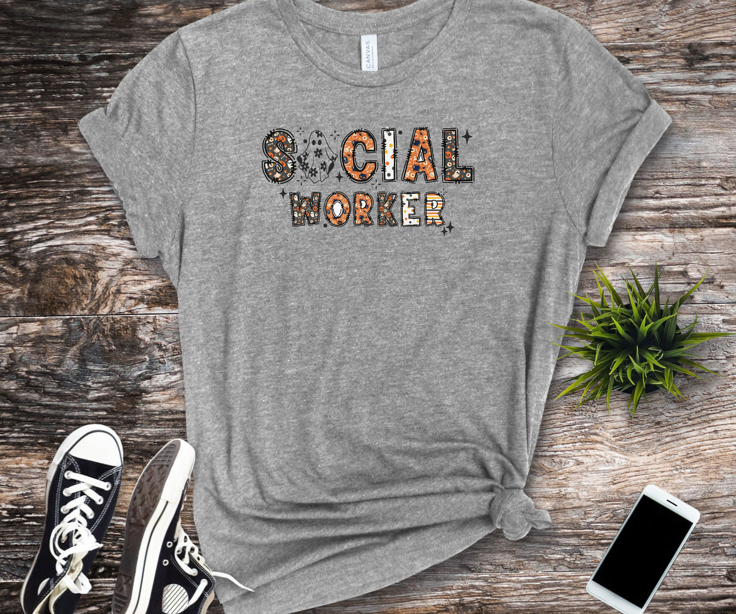 Spooky Social Worker shirt, social worker shirt, halloween shirt