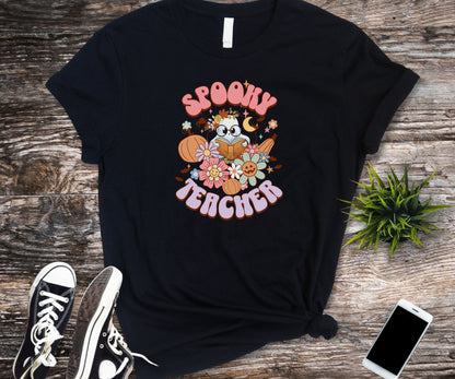 Spooky teacher, halloween teacher shirt