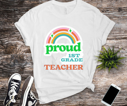 1st grade teacher shirt for back to school teacher appreciation gift