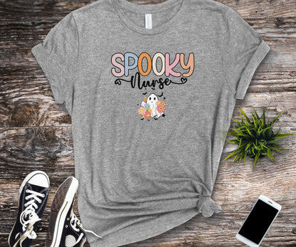 Spooky nurse, Halloween Nurse Shirt, Nurse Halloween Shirt