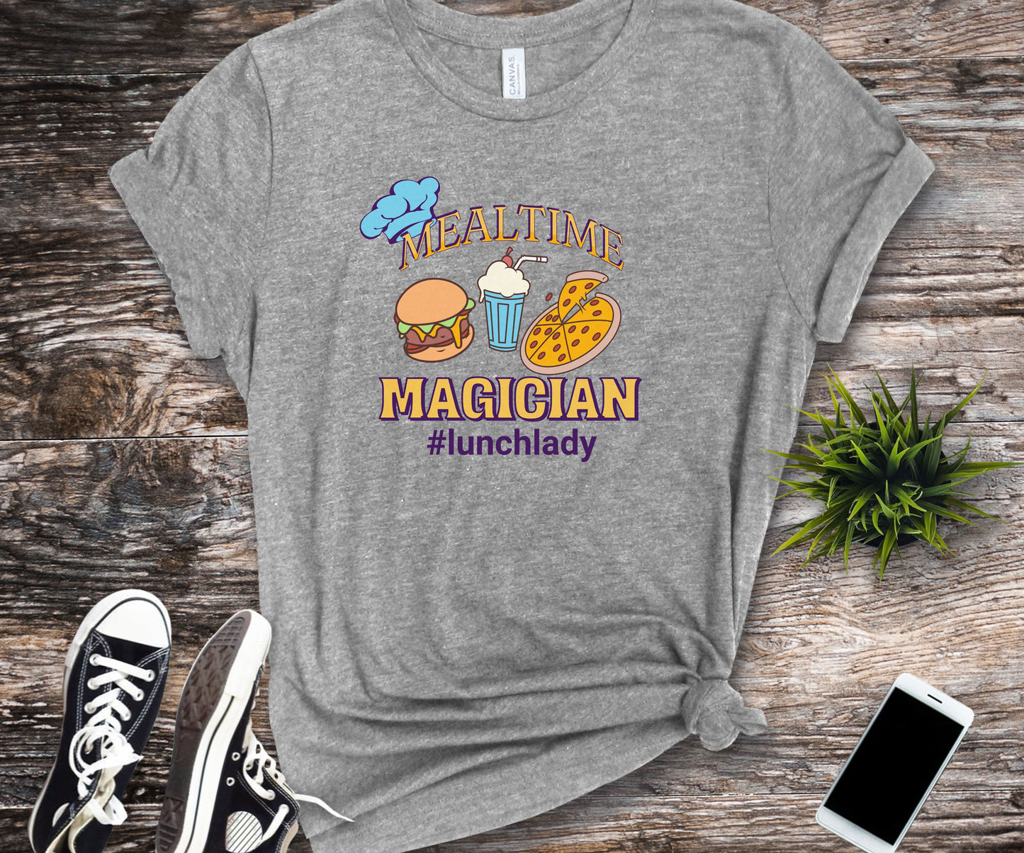 Mealtime magician, lunch lady shirt, Cafeteria Worker shirt