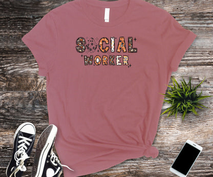 Spooky Social Worker shirt, social worker shirt, halloween shirt