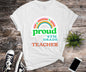 Funny proud 4th grade teacher shirt for back to school teacher appreciation gift