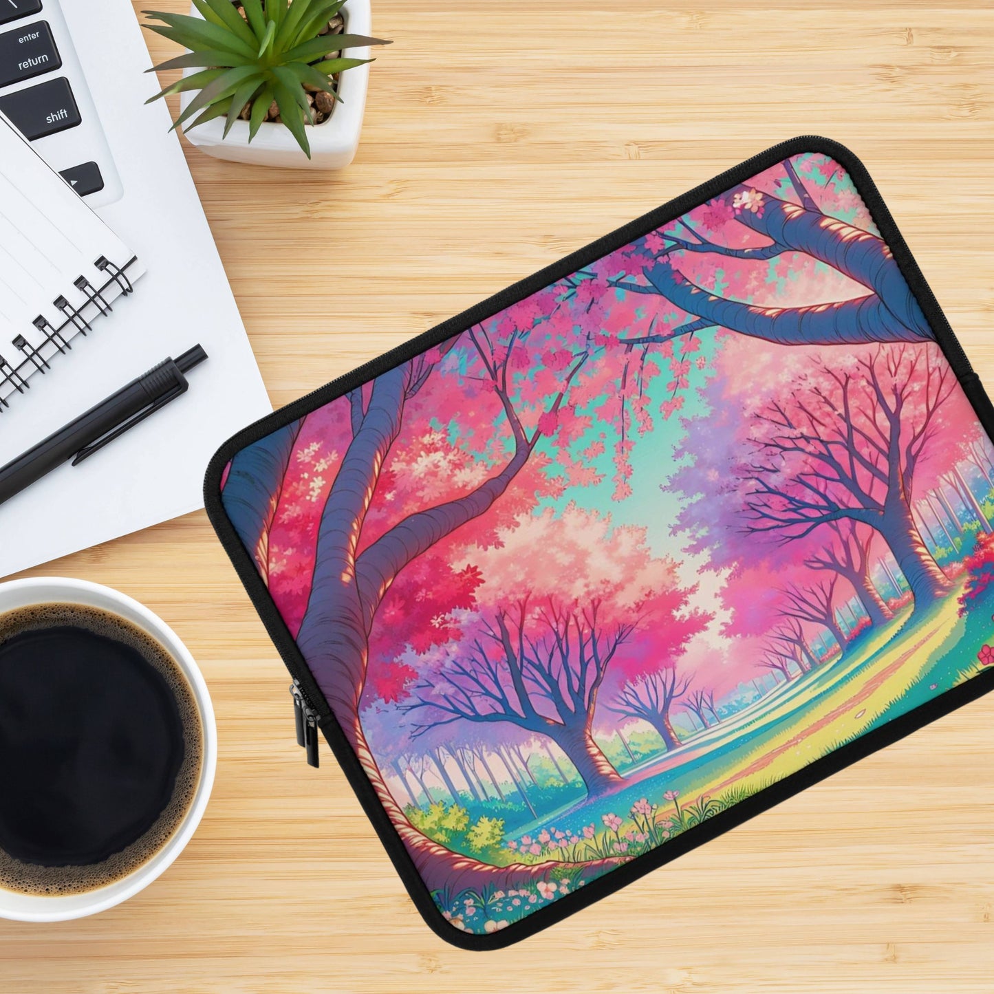 Cherry Trees Laptop Sleeve